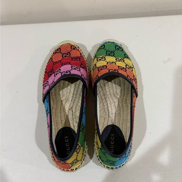 Gucci Multicolor Espadrilles Rainbow flats - Picture 11 of 11